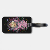 Gamer Girl Gepäckanhänger (Rückseite horizontal)