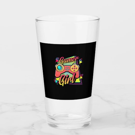 Gamer Girl Glas (Vorderseite)