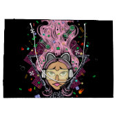 Gamer Girl Große Geschenktüte (Rückseite)
