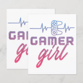 Gamer Girl Heartbeat (Vorne/Hinten)