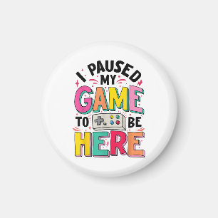 Gamer Girl Ich hielt mein Spiel an, um hier lustig Magnet