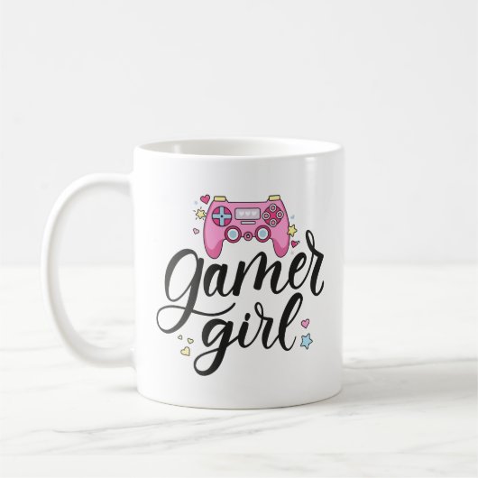 Gamer Girl Kaffeetasse (Links)