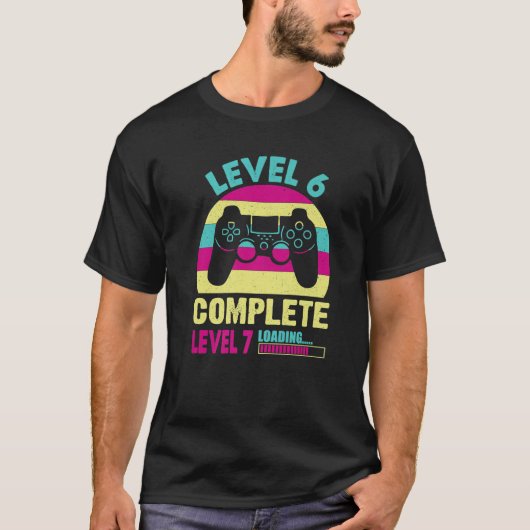 Gamer Girl Level 6 Complete Level 7 Loading 6Th Bi T-Shirt (Vorderseite)