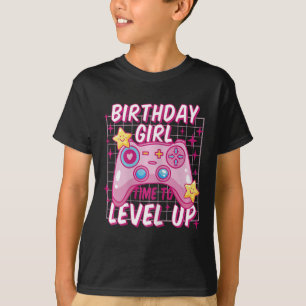 Gamer Girl Level Unlocks Videospiel Geburtstagsges T-Shirt