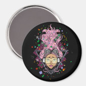 Gamer Girl Magnet (Vorderseite/Rückseite)