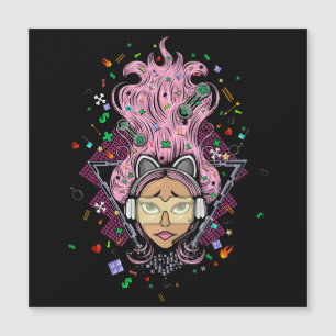 Gamer Girl Magnetkarte