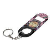 Gamer Girl Mini Flaschenöffner (Vorderseite Schrägansicht)