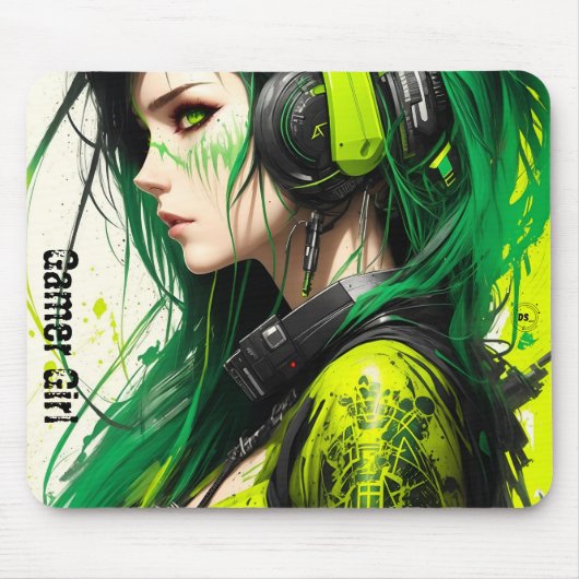 Gamer Girl Mousepad (Vorne)
