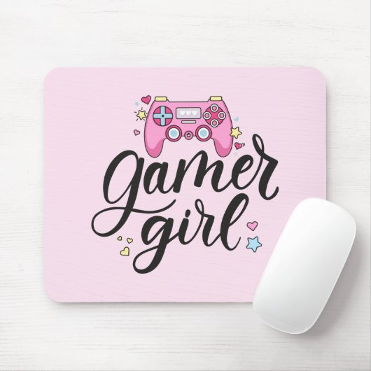 Gamer Girl Mousepad (Mit Mouse)