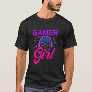 Gamer Girl Niedlich Gaming for Girls Gamers Videos T-Shirt