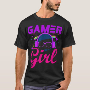 Gamer Girl Niedlich Gaming for Girls Gamers Videos T-Shirt