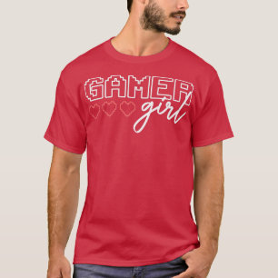 Gamer Girl Niedlich Gaming Video Games Streamer St T-Shirt