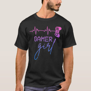 Gamer Girl Niedlich Heartbeat Gamer for Girl T-Shirt