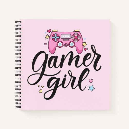 Gamer Girl Notizblock (Vorderseite)
