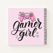 Gamer Girl Notizblock (Rückseite)