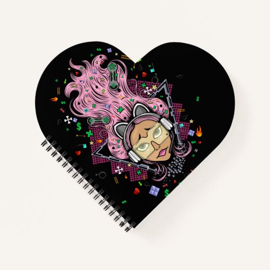 Gamer Girl Notizblock (Vorderseite)