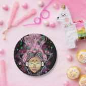 Gamer Girl Pappteller (Party)