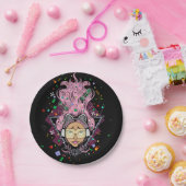 Gamer Girl Pappteller (Party)