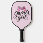 Gamer Girl Pickleball Schläger (Vorderseite)