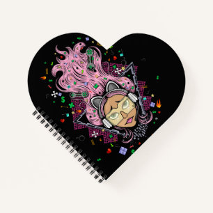 Gamer Girl Plaque Notizblock