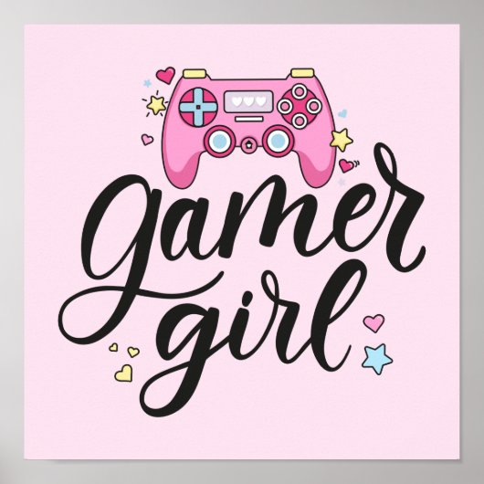 Gamer Girl Poster (Vorne)