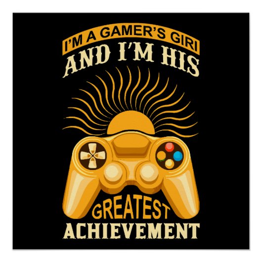 Gamer Girl Poster (Vorderseite)