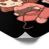 Gamer Girl Poster (Ecke)
