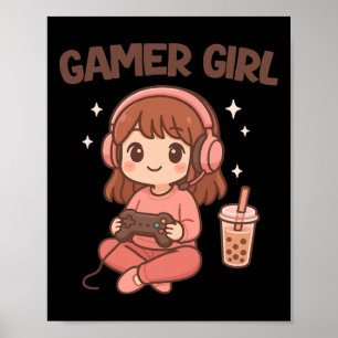Gamer Girl Poster