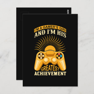 Gamer Girl Postkarte