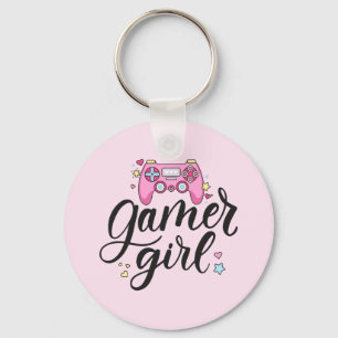 Gamer Girl Schlüsselanhänger
