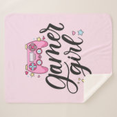 Gamer Girl Sherpadecke (Vorderseite (Horizontal))