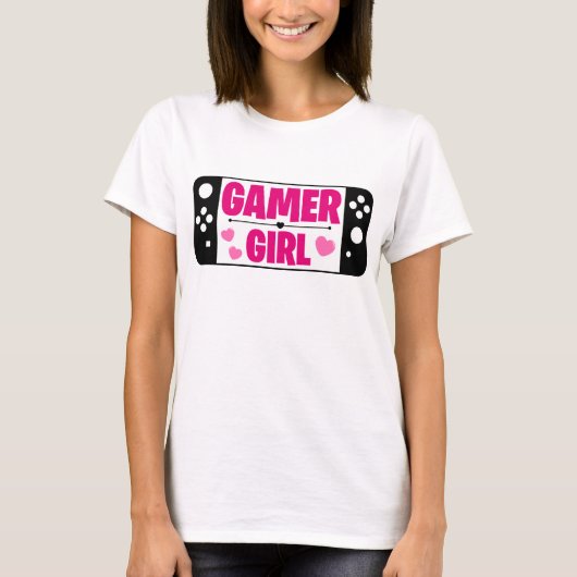 Gamer Girl T-Shirt (Vorderseite)