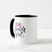 Gamer Girl Tasse (Vorderseite Links)