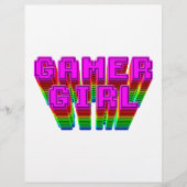 Gamer Girl Text (Vorderseite)