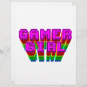 Gamer Girl Text (Vorne/Hinten)