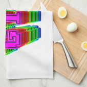 Gamer Girl Text Handtuch (Viertel Falte)