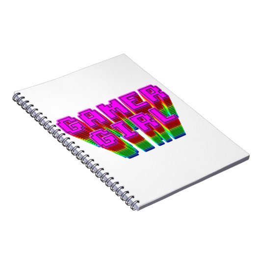 Gamer Girl Text Notizblock (Rechte Seite)
