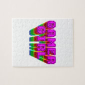 Gamer Girl Text Puzzle (Horizontal)