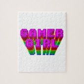 Gamer Girl Text Puzzle (Vertikal)