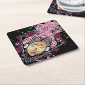 Gamer Girl Untersetzer (angewinkelt)