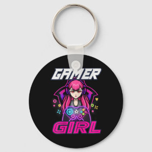 Gamer Girl Video Game Women Gaming Lover Niedliche Schlüsselanhänger