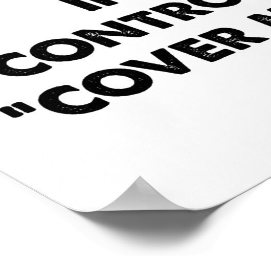 Gamer Girlfriend Funny Poster (Ecke)