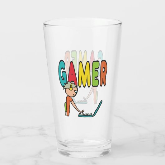 Gamer Glas (Rückseite)