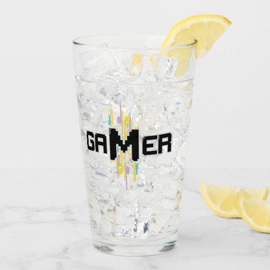 Gamer-Glas Glas (Rückseite Ice)