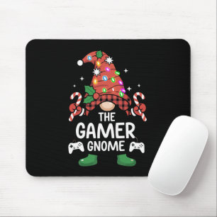 Gamer Gnome Buffalo Karo Gamaschen passende Famili Mousepad
