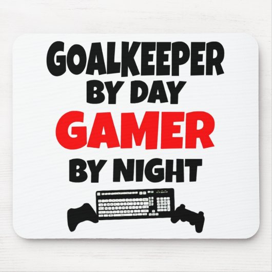 Gamer Goalkeeper Mousepad (Vorne)