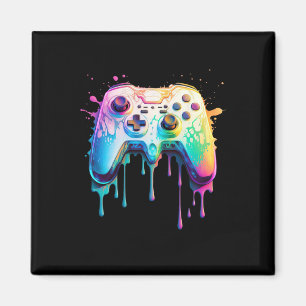 Gamer Grafik Videospiel - Farbige Videospiel Liebh Magnet