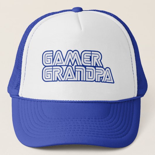 Gamer Grandpa Truckerkappe (Vorderseite)