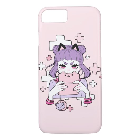 Gamer Grrl iPhone 7 Fall Case-Mate iPhone Hülle (Rückseite)