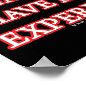 Gamer haben mehr Erfahrung Poster (Ecke)